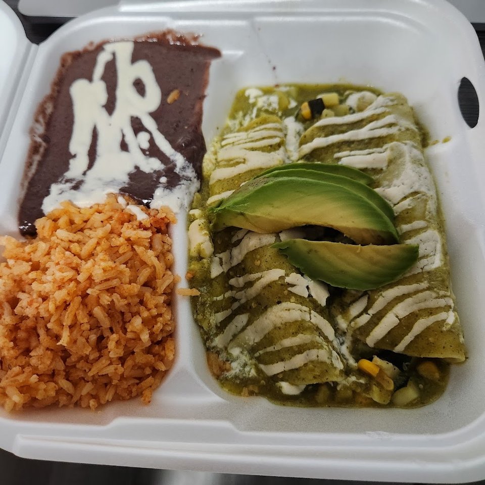 Vegan Enchilada Plate