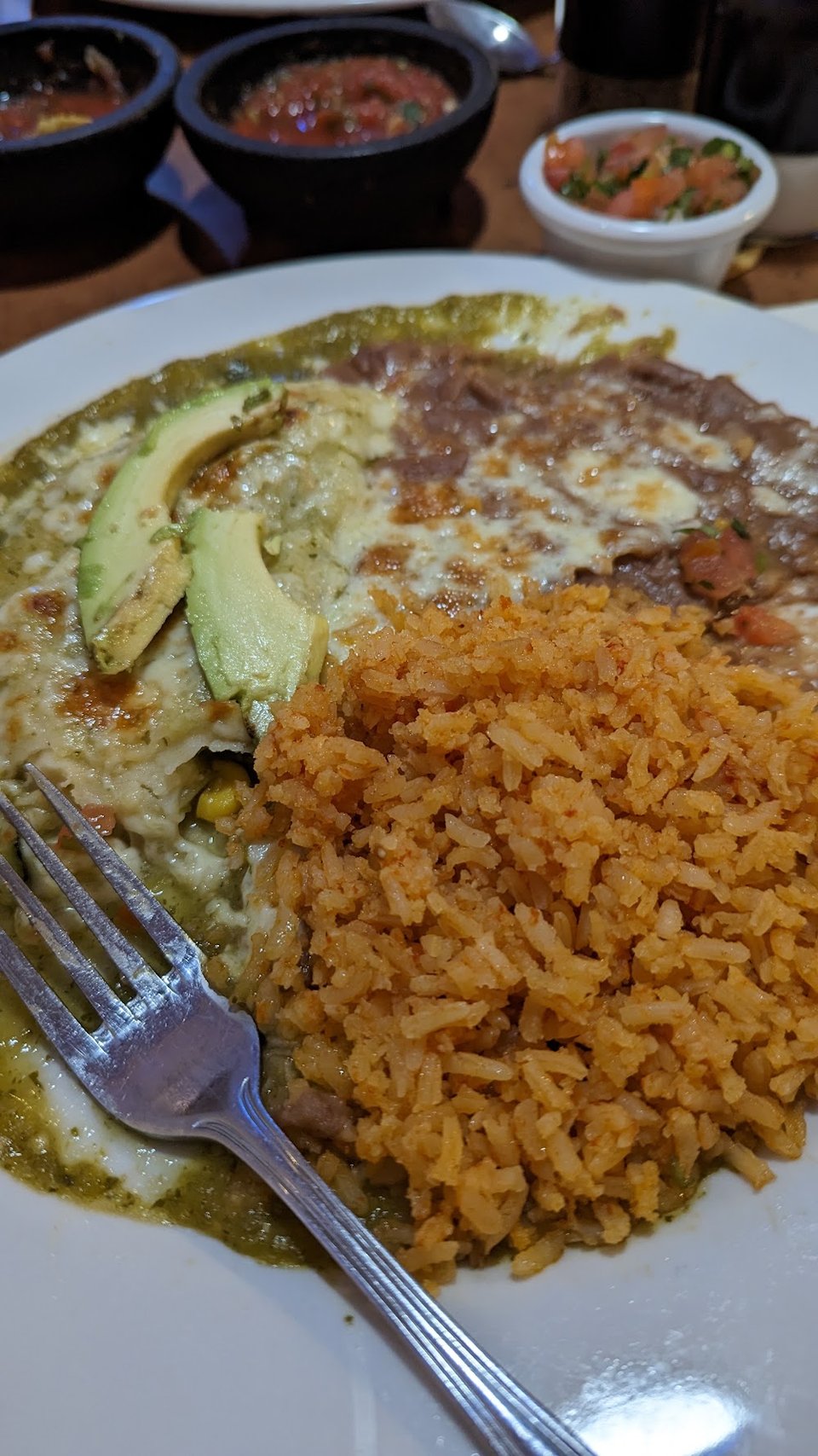 Vegetarian Enchilada Rice and Beans